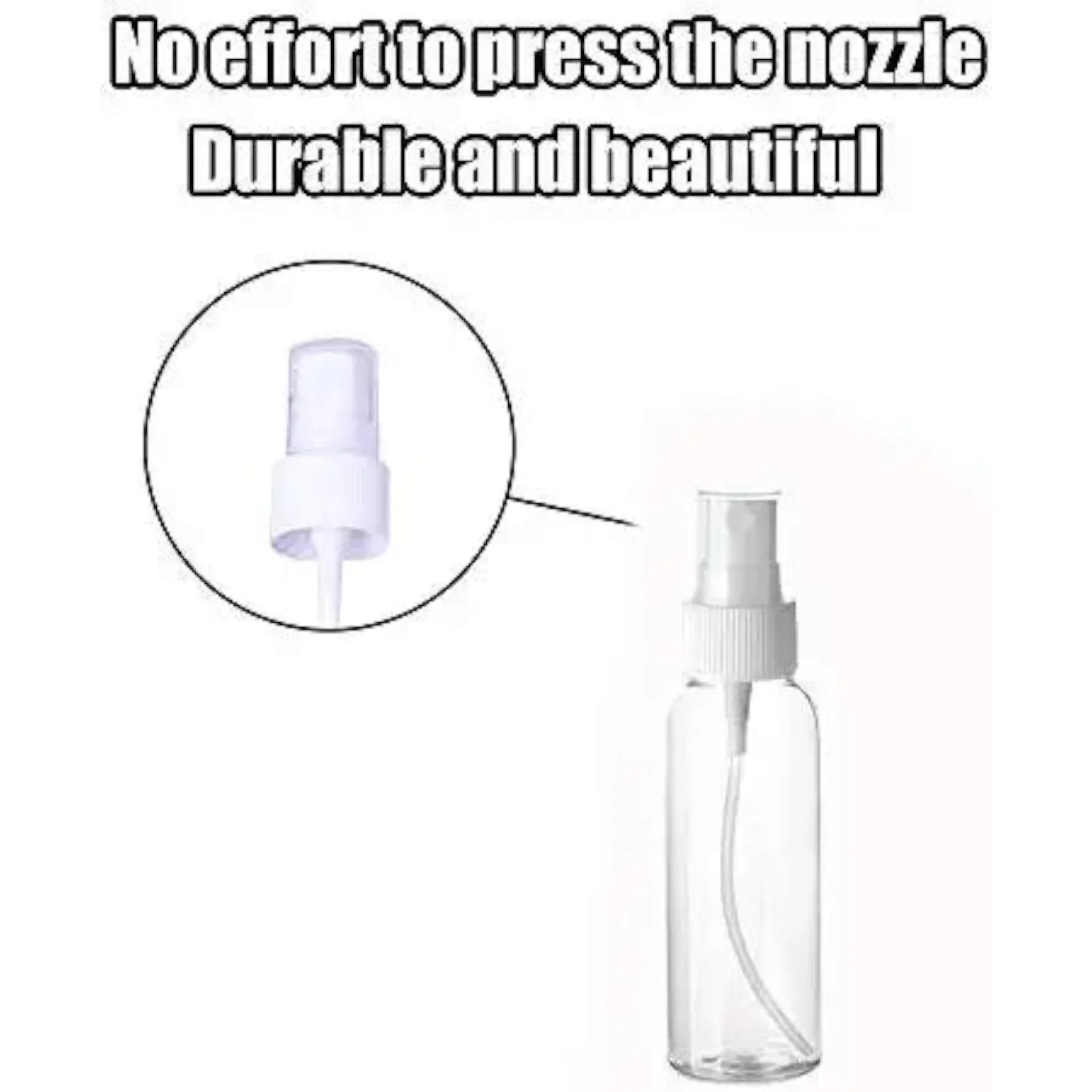 100ml PET Bottle Plastic with Mist Spray Lid