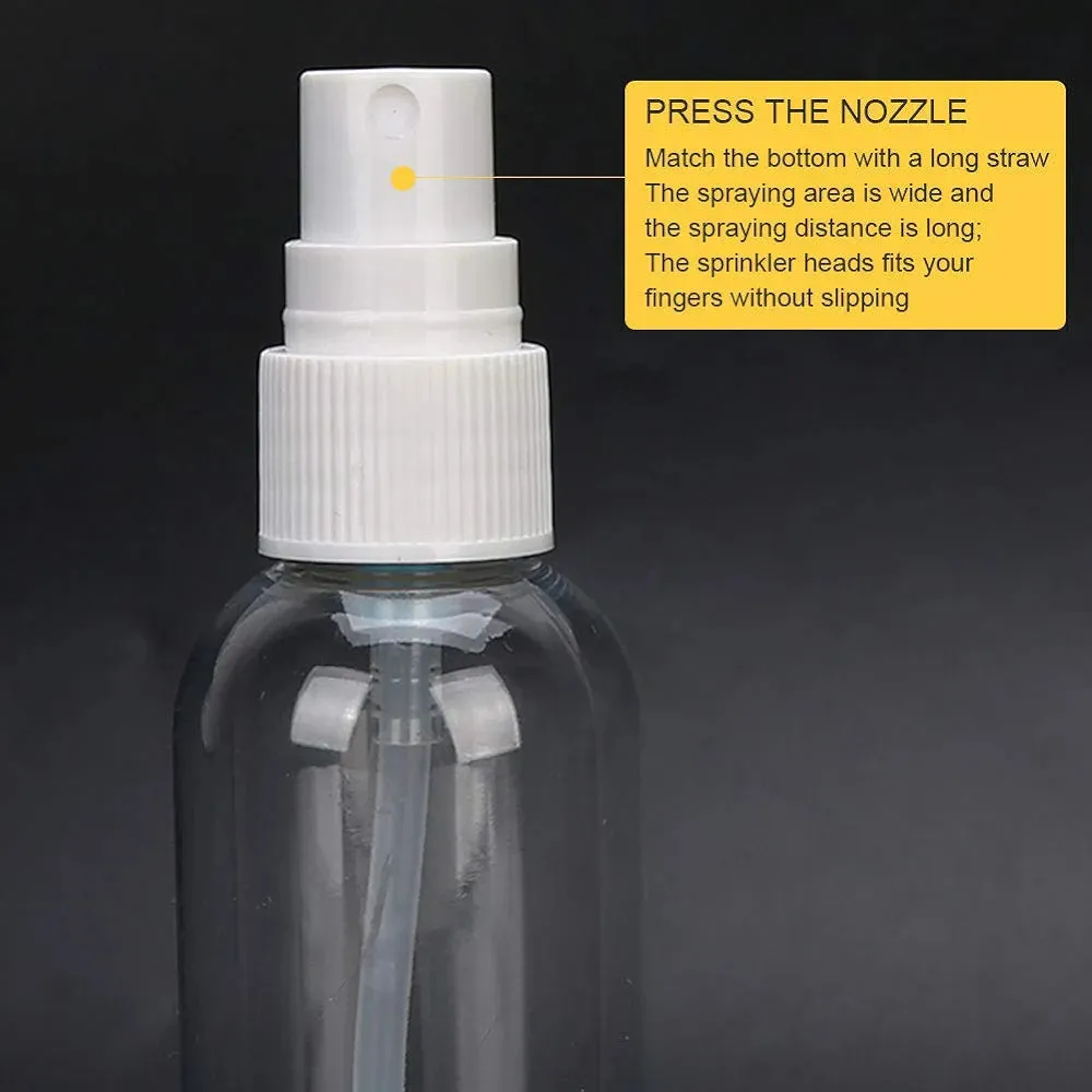 100ml PET Bottle Plastic with Mist Spray Lid