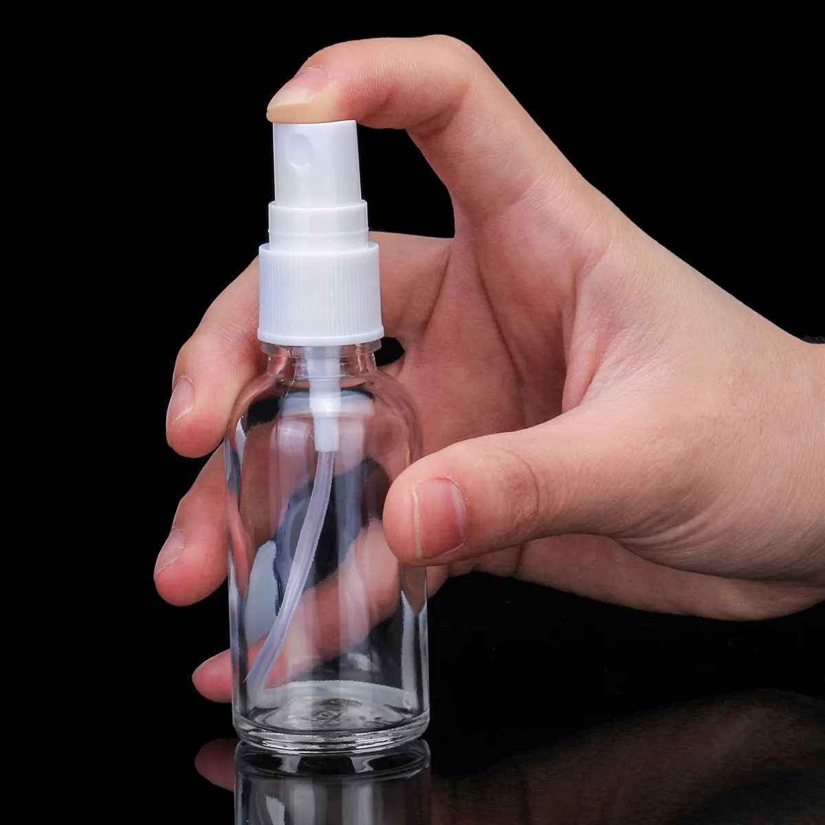 100ml PET Bottle Plastic with Mist Spray Lid