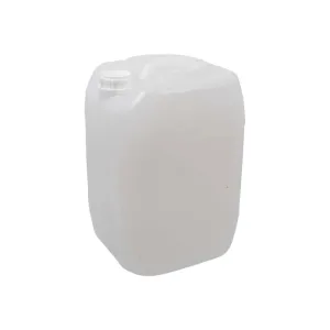 10L Jerry Can Plastic White with White Lid