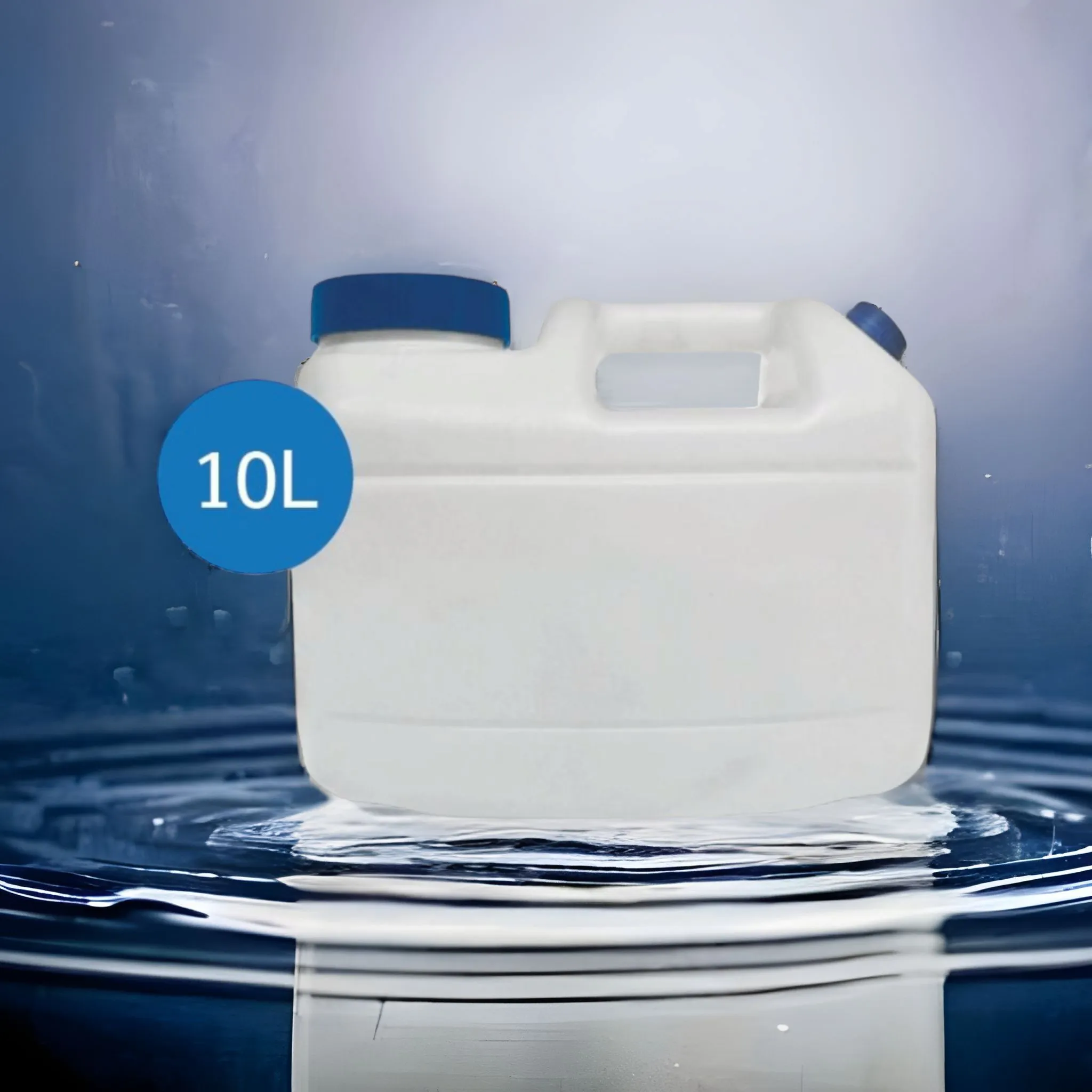 10L Jerry Can with Dual Lid - Heavy Duty Water Container