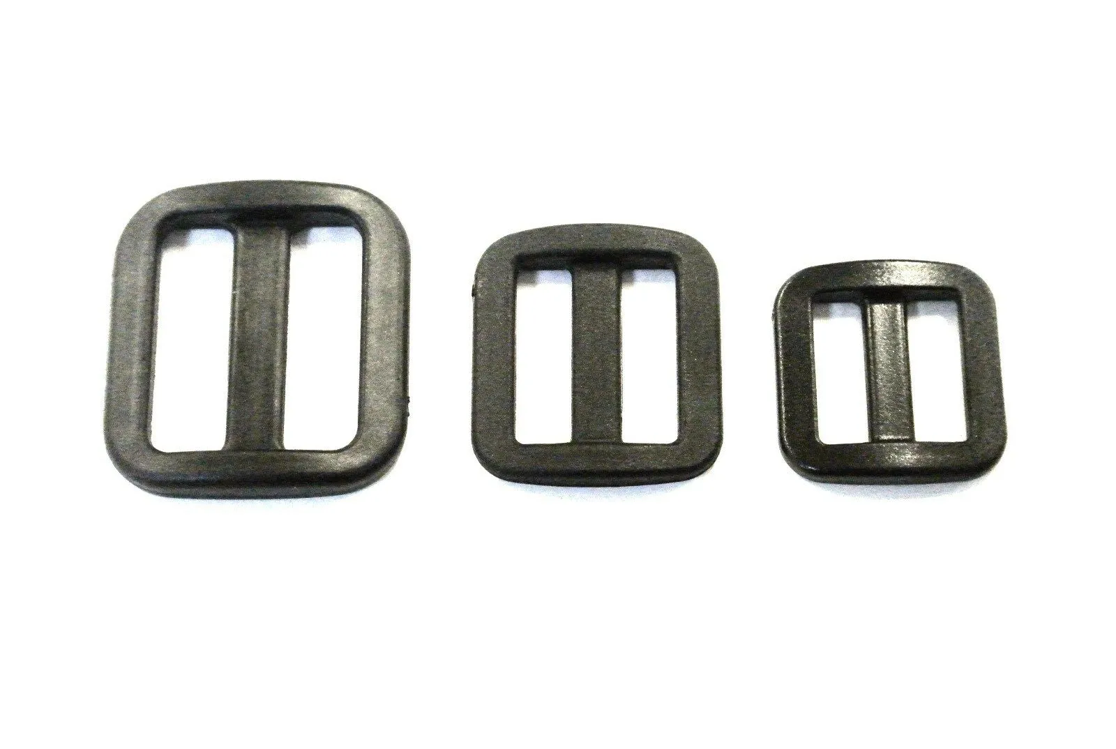 16mm 20mm 25mm Wide Nylon Triglide 3 bar Slides For Bags Handles Leads Straps