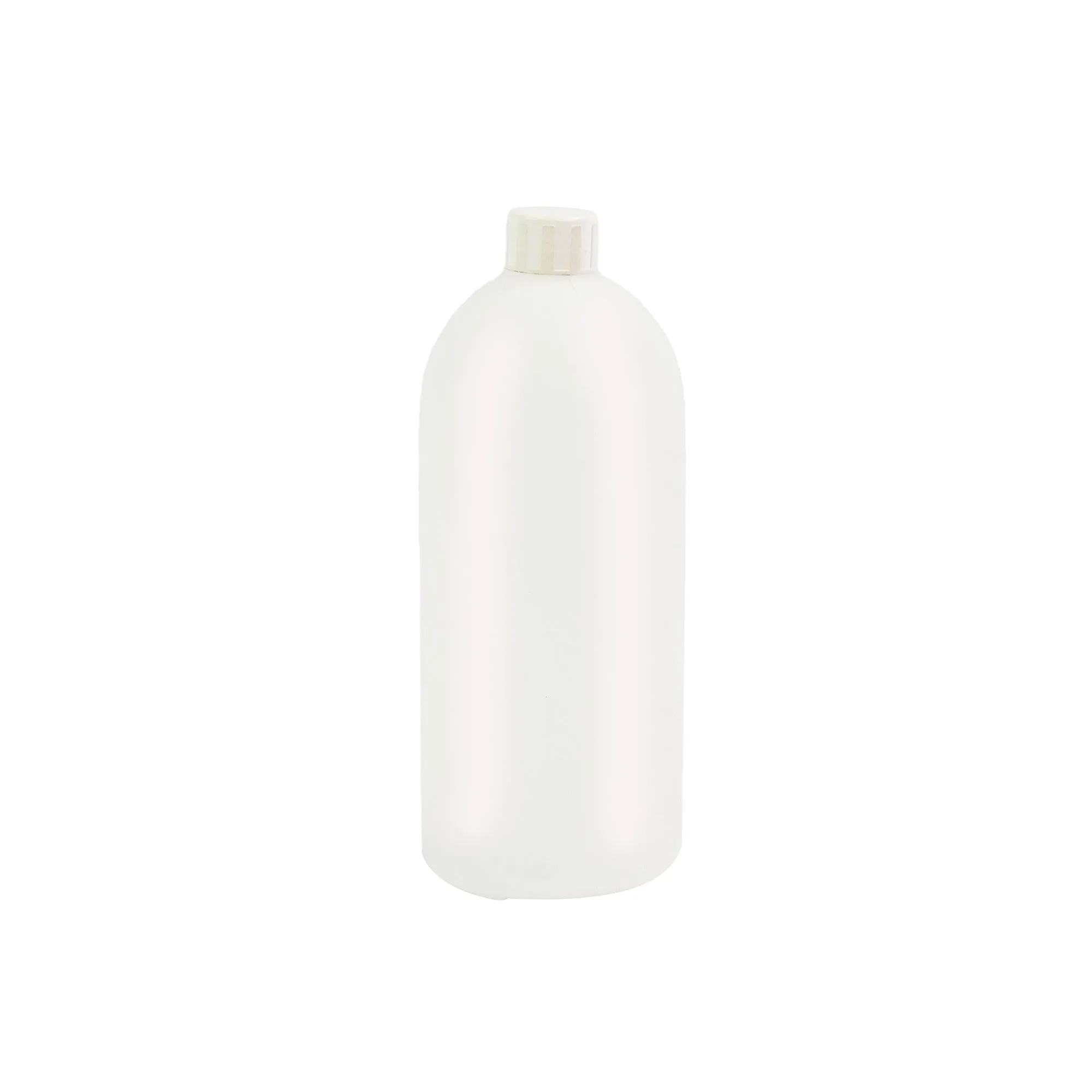 1L HDPE Plastic Boston Bottle with Lid PE1000BTL