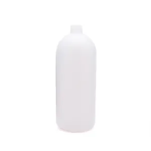 1L HDPE Plastic Boston Bottle with Lid PE1000BTL