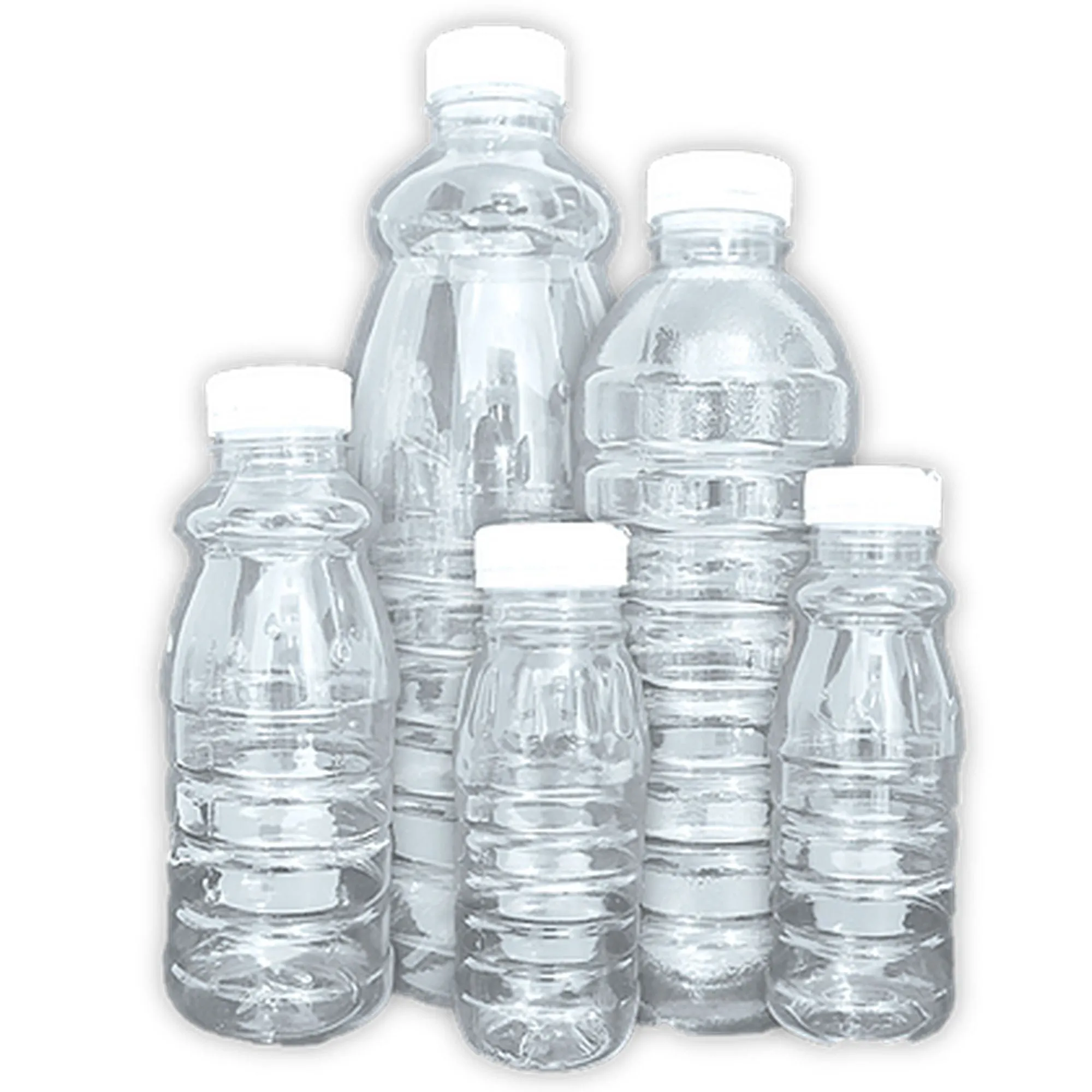 1L PET Plastic Bottle Grip Design with Cap