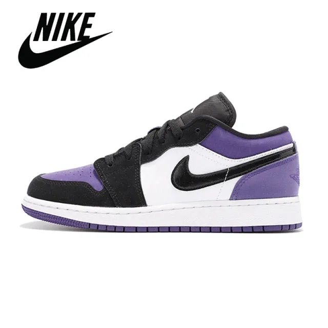 2021 Originals Air 1 Low Mens Basketball Shoes Black Inverse Toe Low Smoke Gray Pine Green Outdoor Sports shoes top-selling