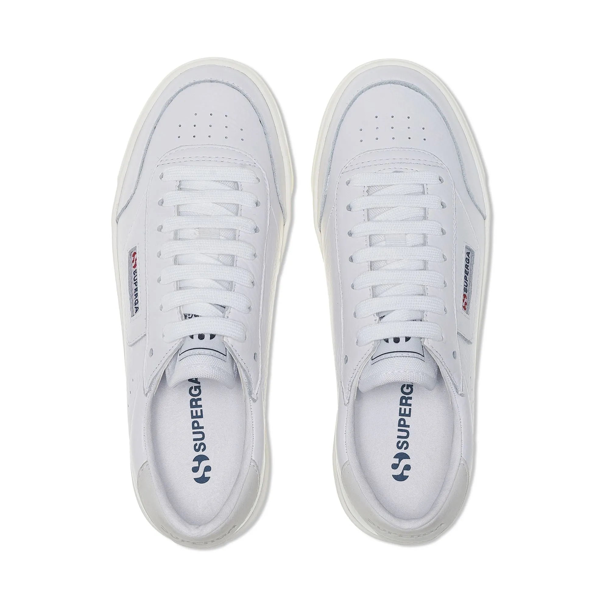 3854 COURT PLATFORM - Lady Shoes - Wedge - Woman - WHITE-FAVORIO