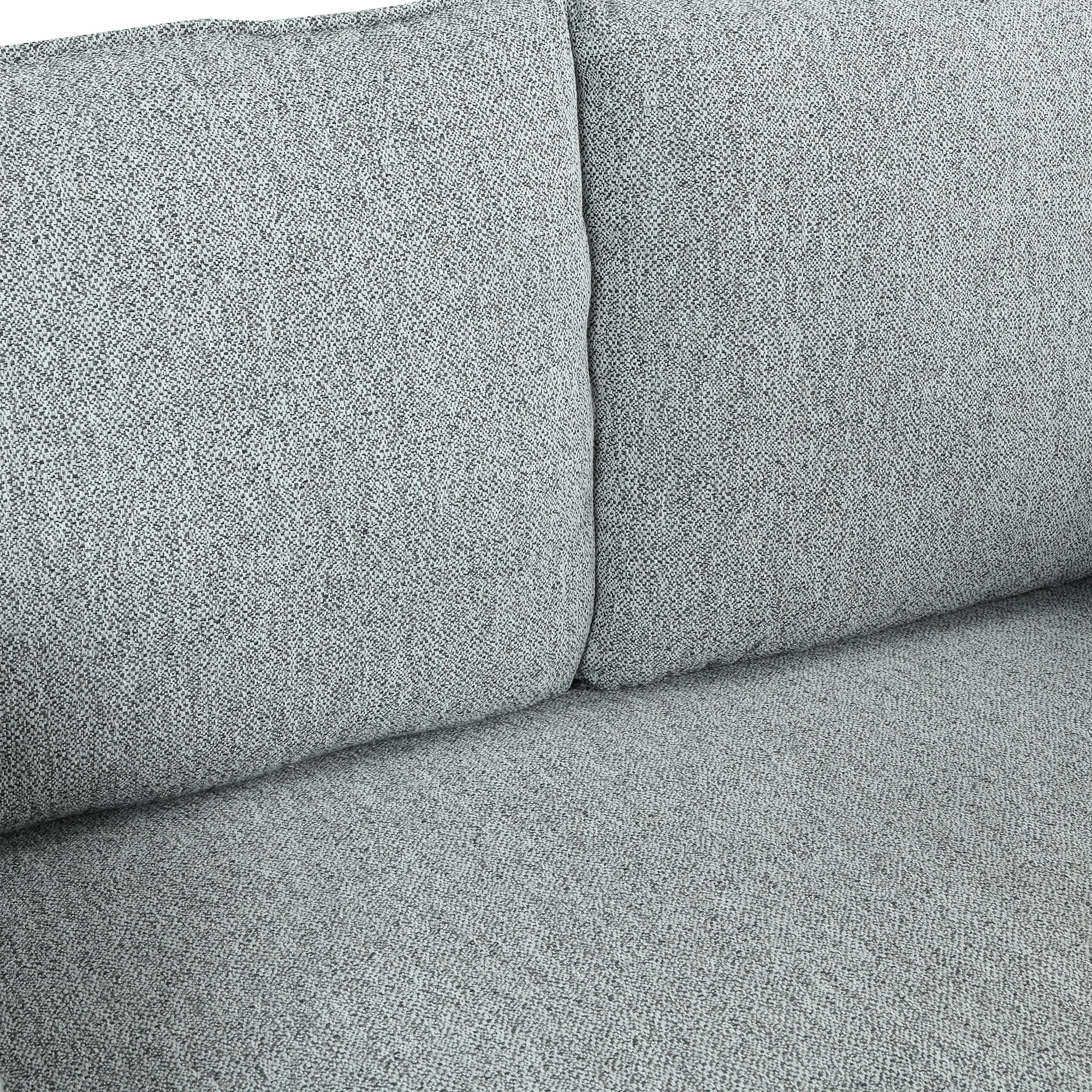 56" Modern Style Sofa Linen Fabric Loveseat for Small Spaces Living Room/Apartment