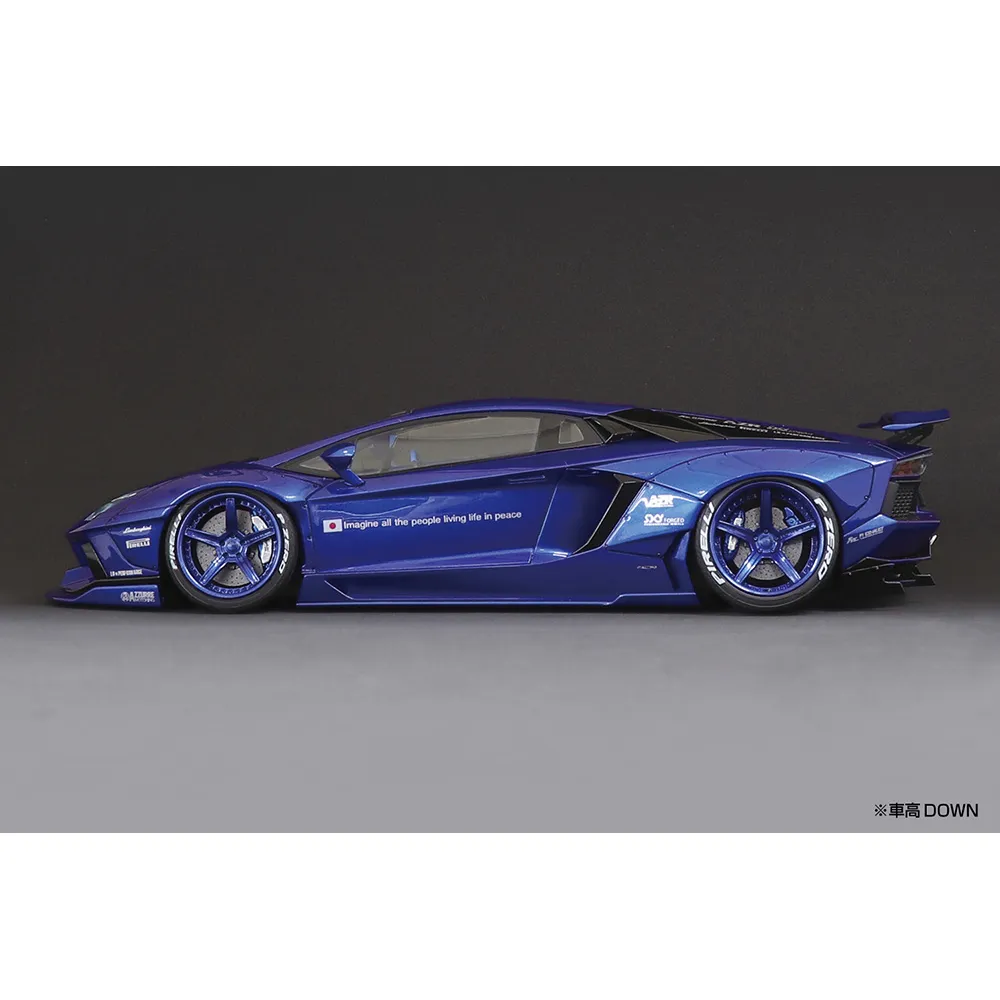 Aoshima: 1/24 LB-Works Liberty Walk Lamborghini Aventador (Ver. 2) Scale Model Kit #18