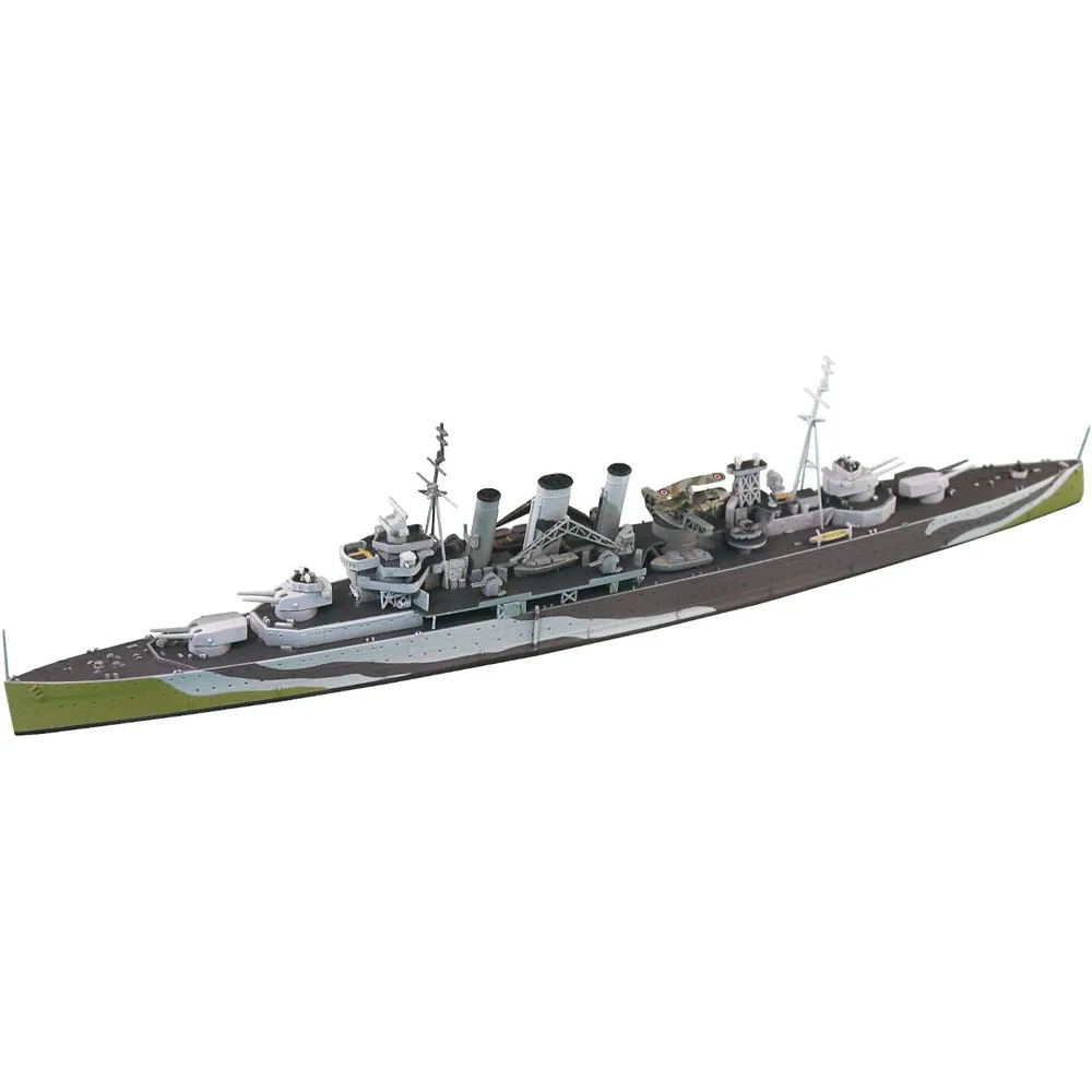 Aoshima: 1/700 HMS Kent (British Heavy Cruiser) Scale Model Kit #811