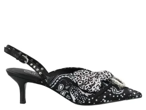 Ash Camille Printed Slingback Pumps