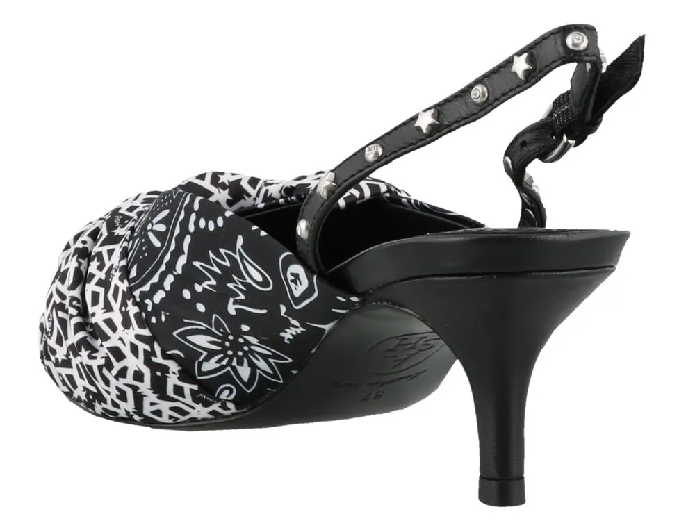 Ash Camille Printed Slingback Pumps