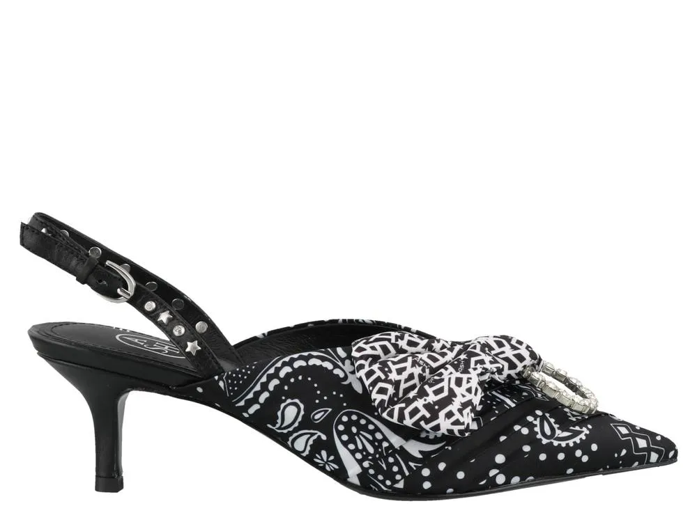 Ash Camille Printed Slingback Pumps