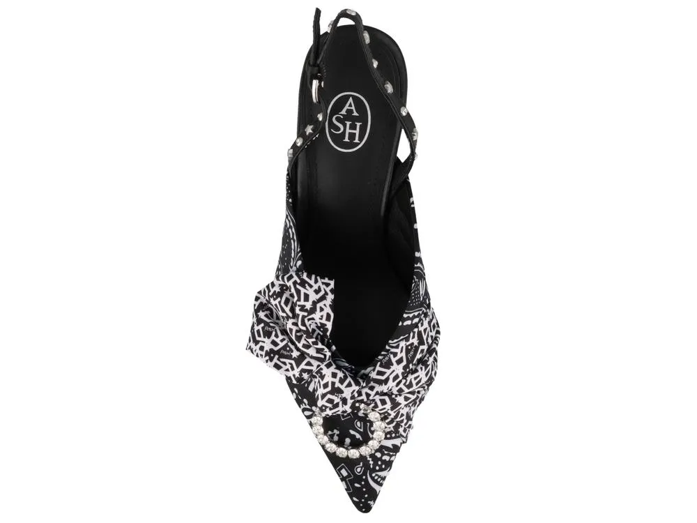 Ash Camille Printed Slingback Pumps