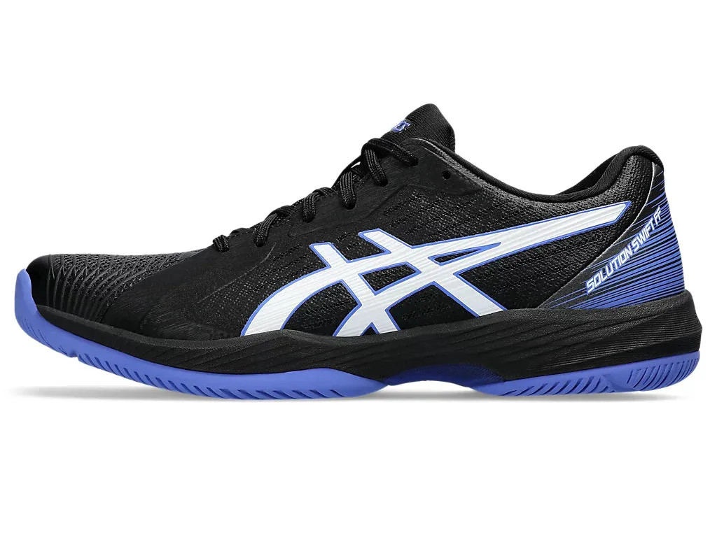 Asics Men's SOLUTION SWIFT FF Tennis Shoes in Black/Sapphire