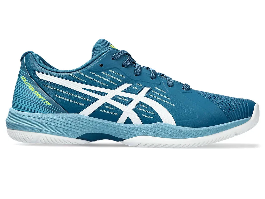 Asics Men's SOLUTION SWIFT FF Tennis Shoes in Restful Teal/White