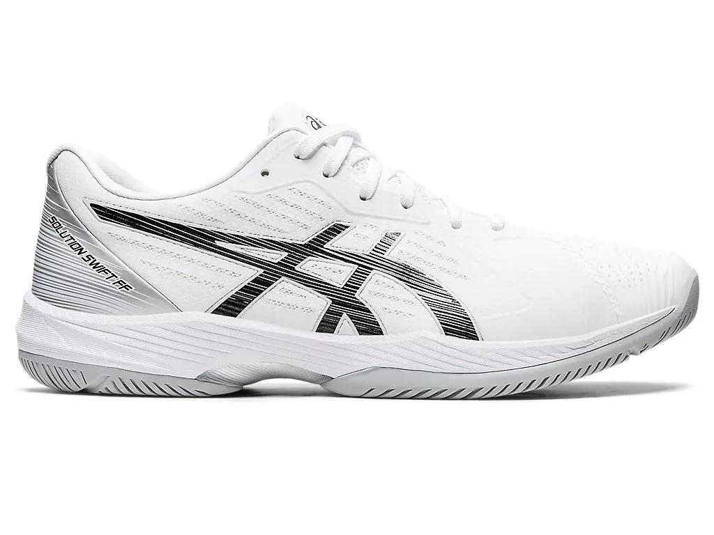 Asics Men's SOLUTION SWIFT FF Tennis Shoes in White/Black