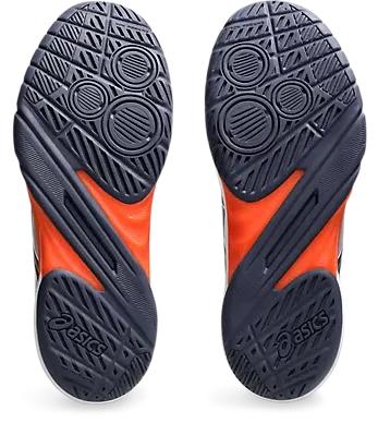 Asics Power Break FF White/Nova Orange Court Shoe