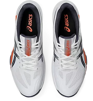 Asics Power Break FF White/Nova Orange Court Shoe