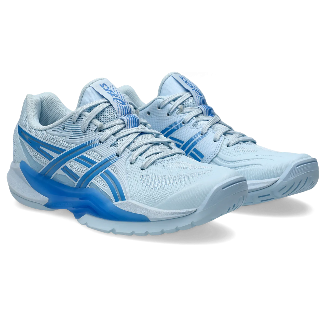 Asics Women's Powerbreak FF Indoor Court Shoes Light Blue/ Blue Coast SS25