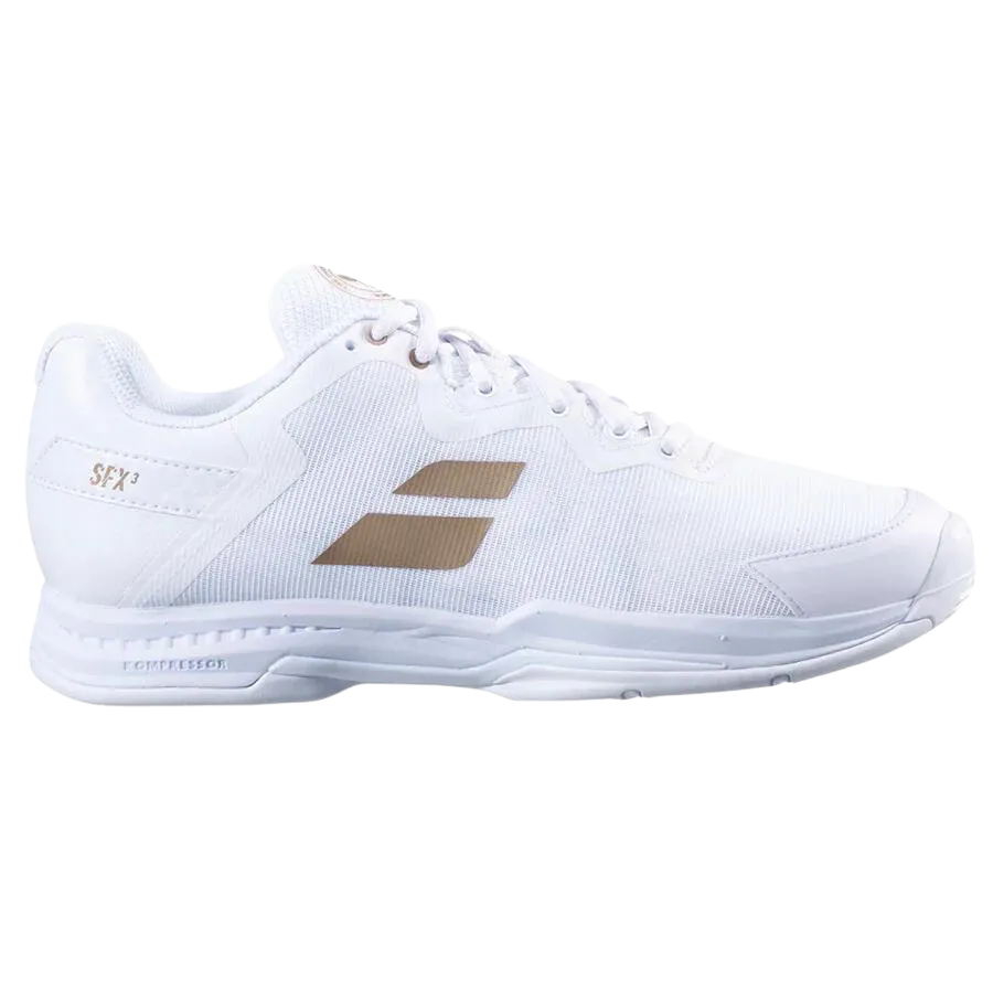 Babolat SFX3 All Court Wimb White Gold Shoes