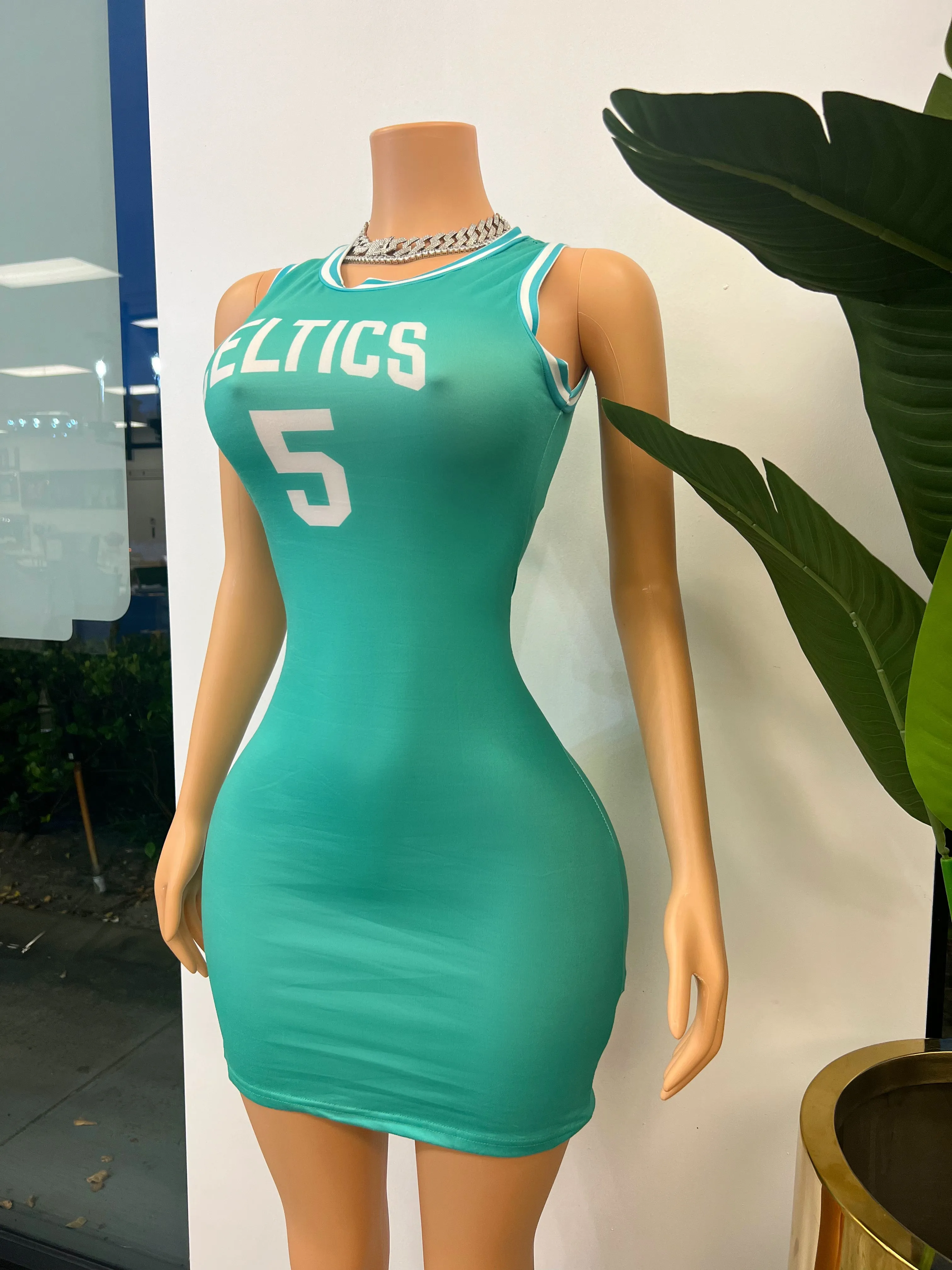 Basketball jersey dress #12