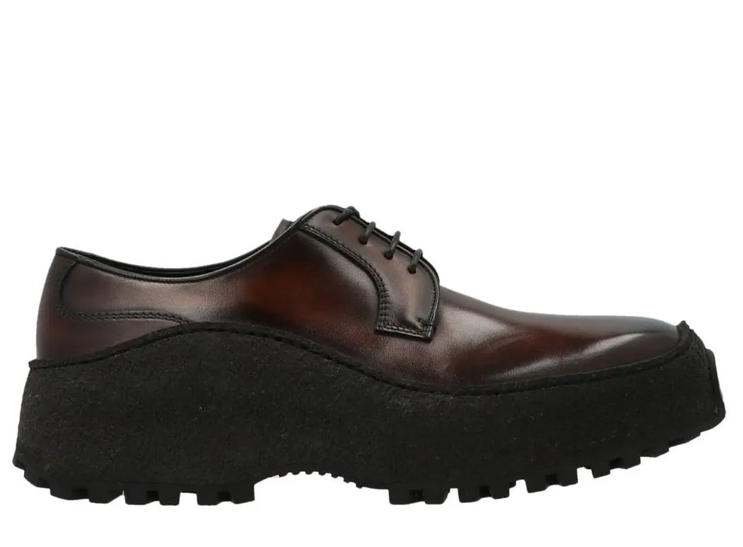 Berluti Square Toe Derby Shoes