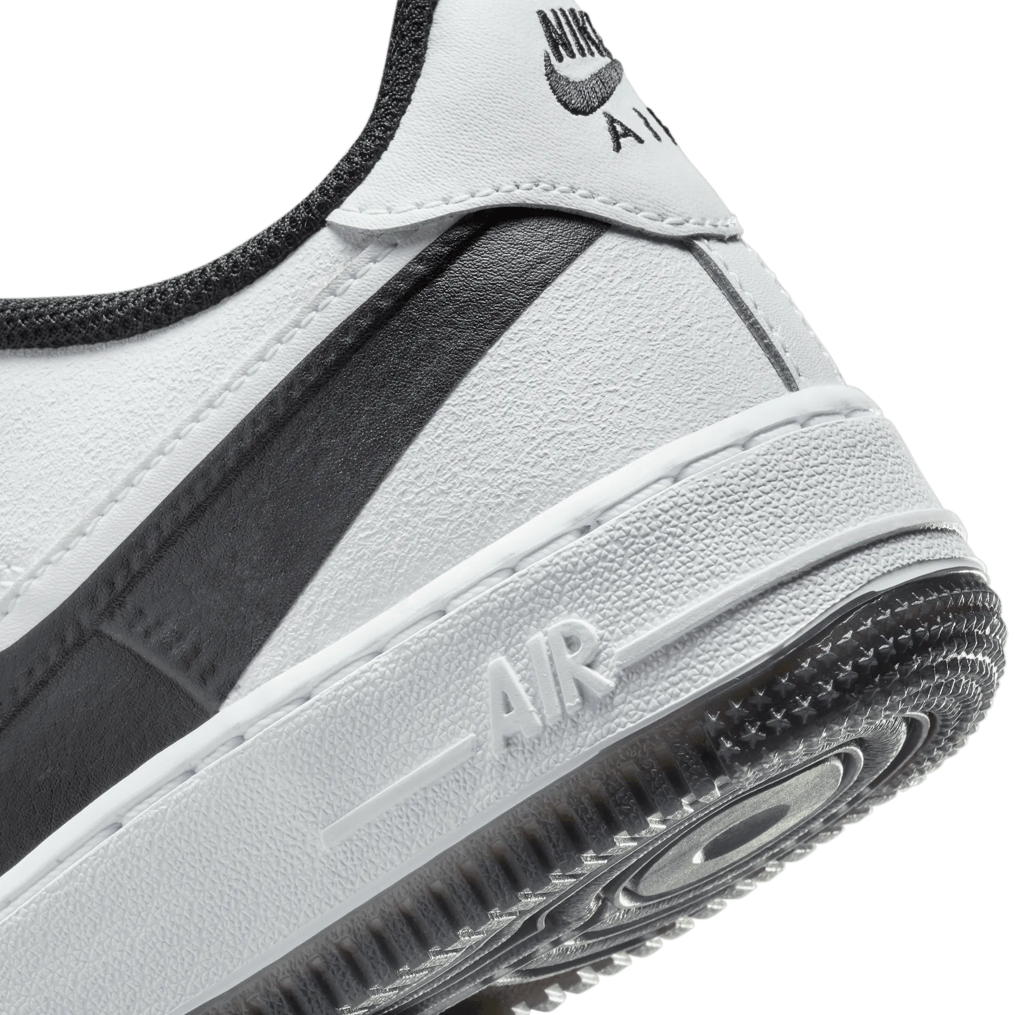 Big Kids' Air Force 1 LV8 4 "White & Black"