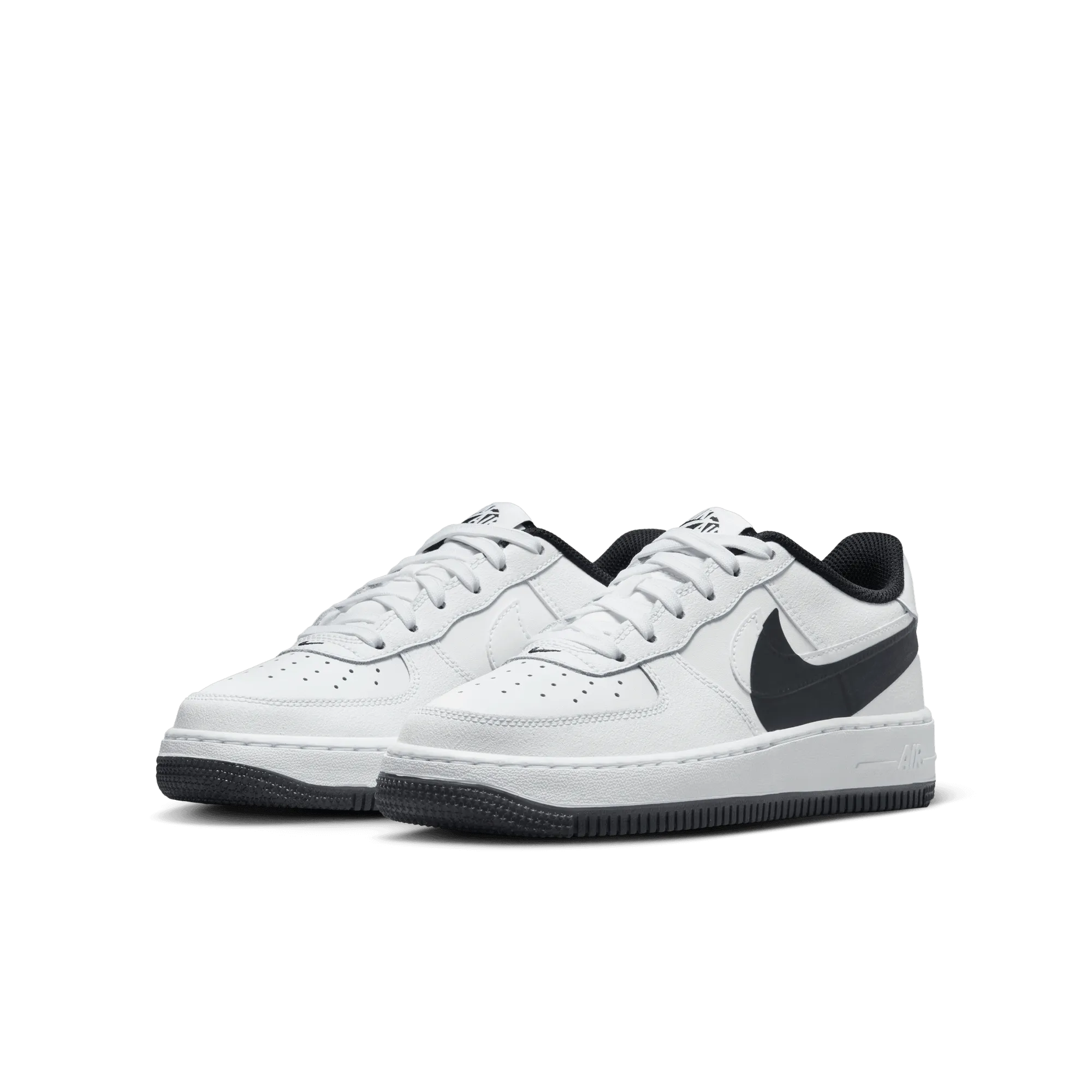 Big Kids' Air Force 1 LV8 4 "White & Black"