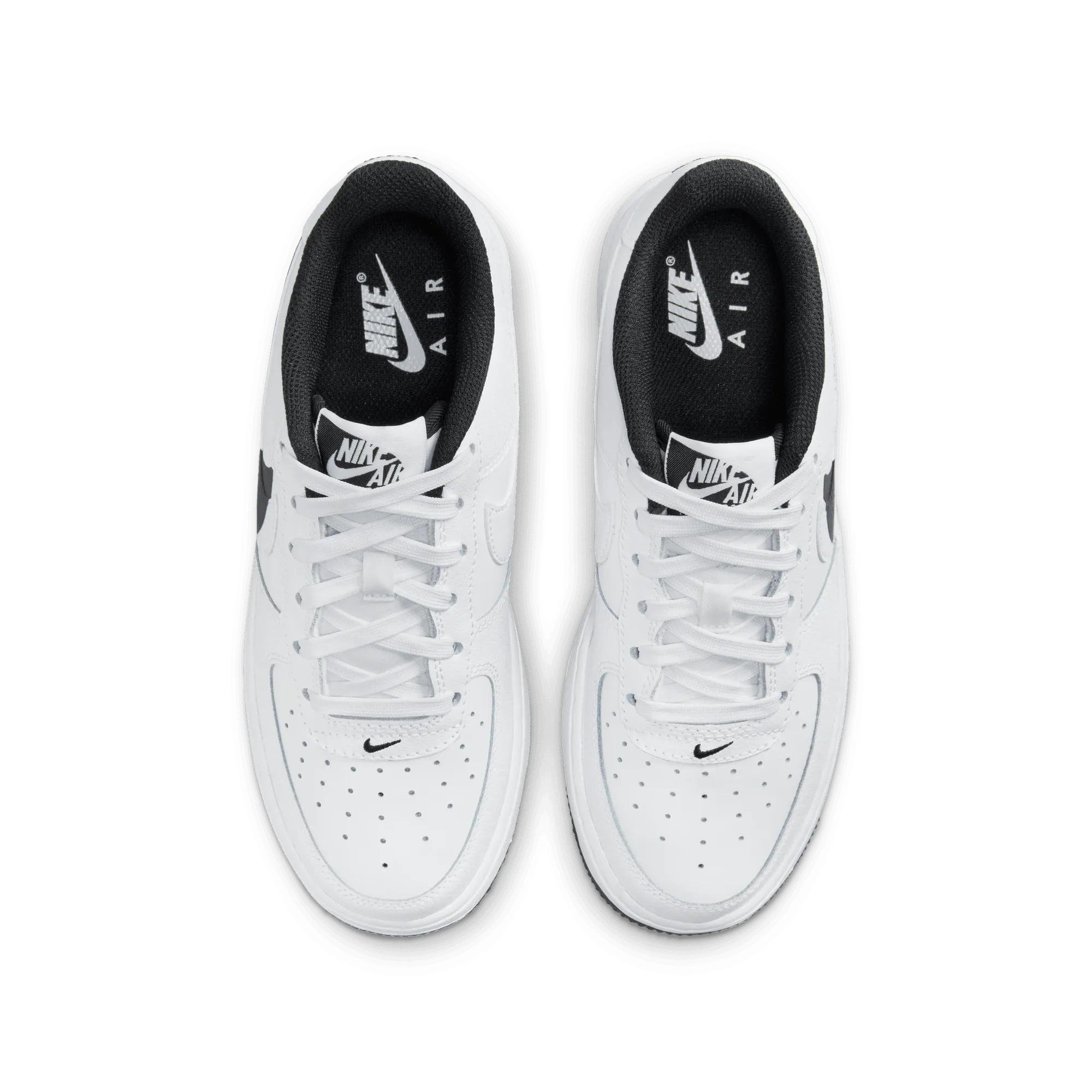 Big Kids' Air Force 1 LV8 4 "White & Black"