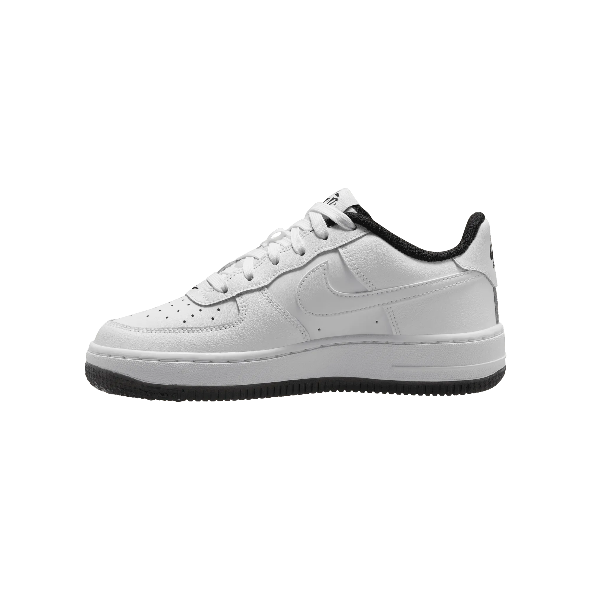 Big Kids' Air Force 1 LV8 4 "White & Black"