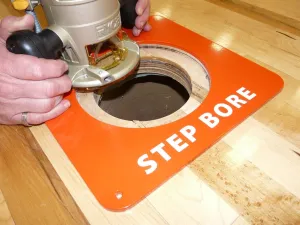 Bison Hinged Brass Floor Plate Installation Kit