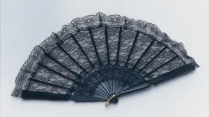 Black Lace Fan
