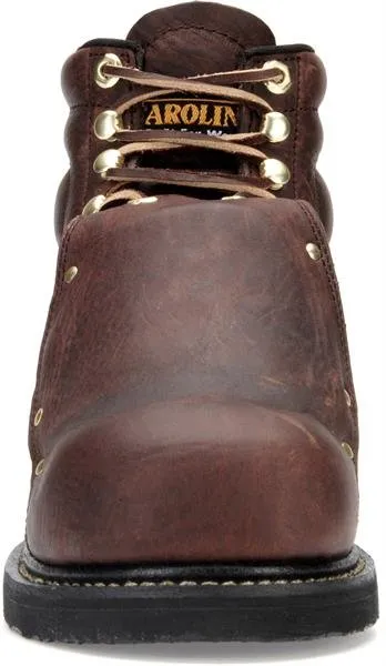 'Carolina' Men's 6" External Metguard Steel Toe - Brown