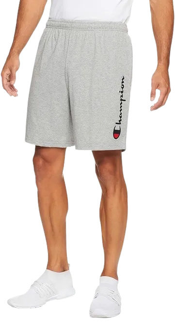 CHAMPION SCRIPT JERSEY SHORT - MENS - GREY