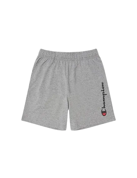 CHAMPION SCRIPT JERSEY SHORT - MENS - GREY