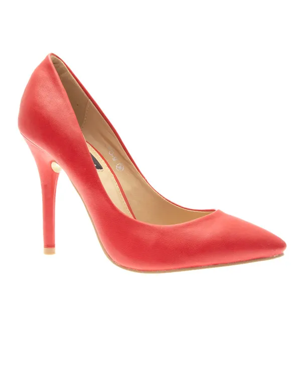 Chaussures femme Style Shoes: Escarpins rouges 