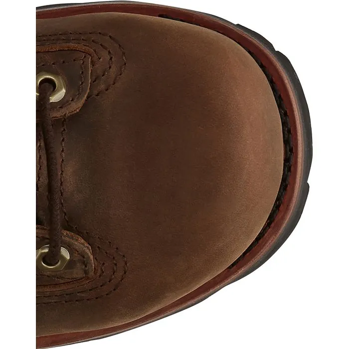 Chippewa Men's Paladin 8" Steel Toe WP Logger Work Boot- Brown- 73101