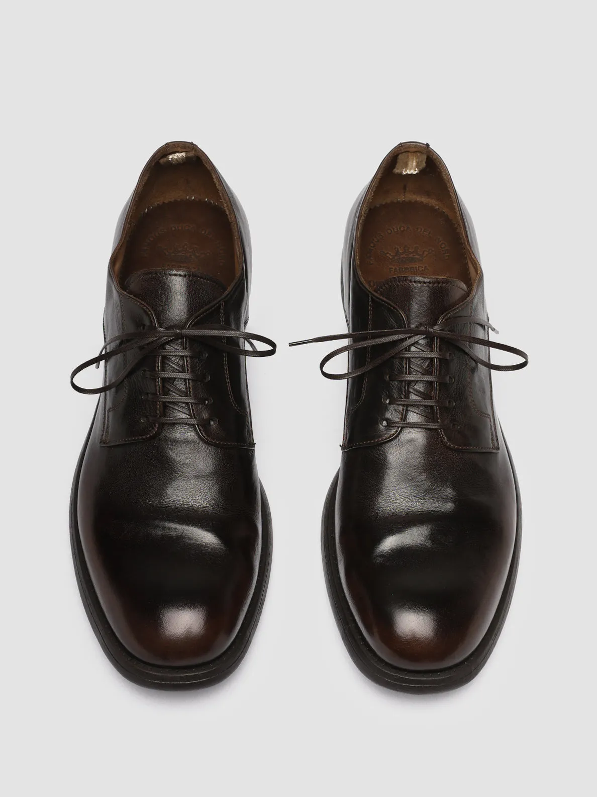 CHRONICLE 001 - Brown Leather Derby Shoes