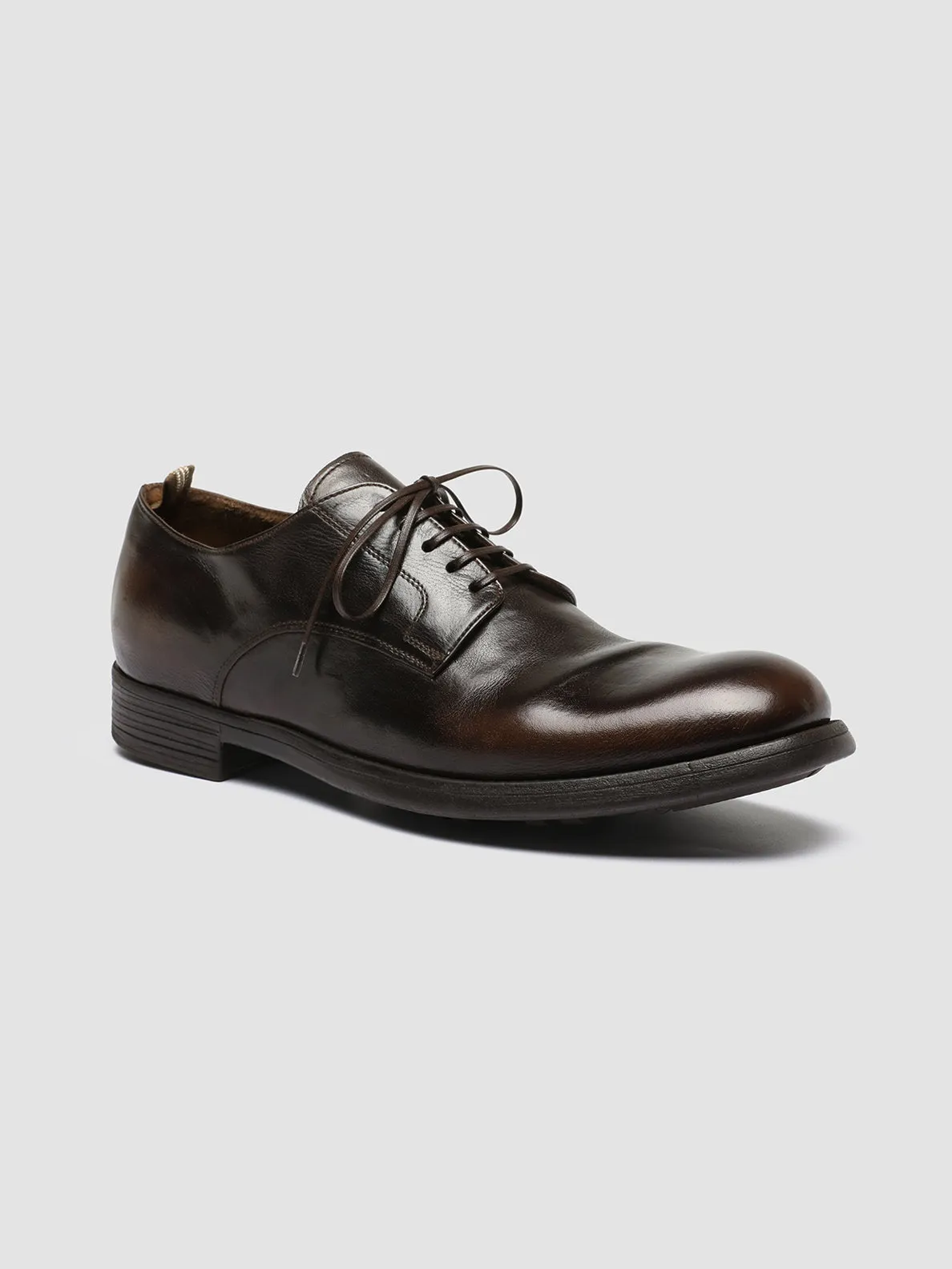 CHRONICLE 001 - Brown Leather Derby Shoes
