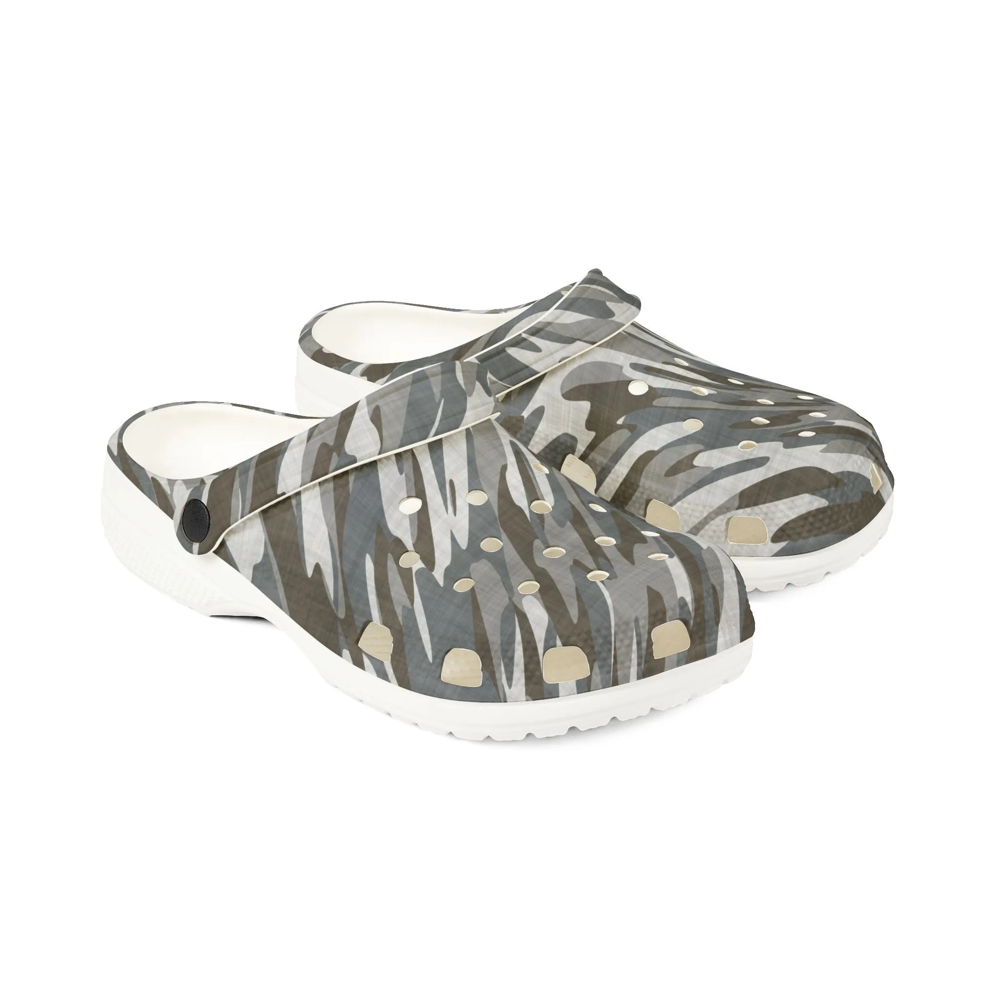 Clogs Foam EVA Rubber Shoes Camo by Mariu del Campo.