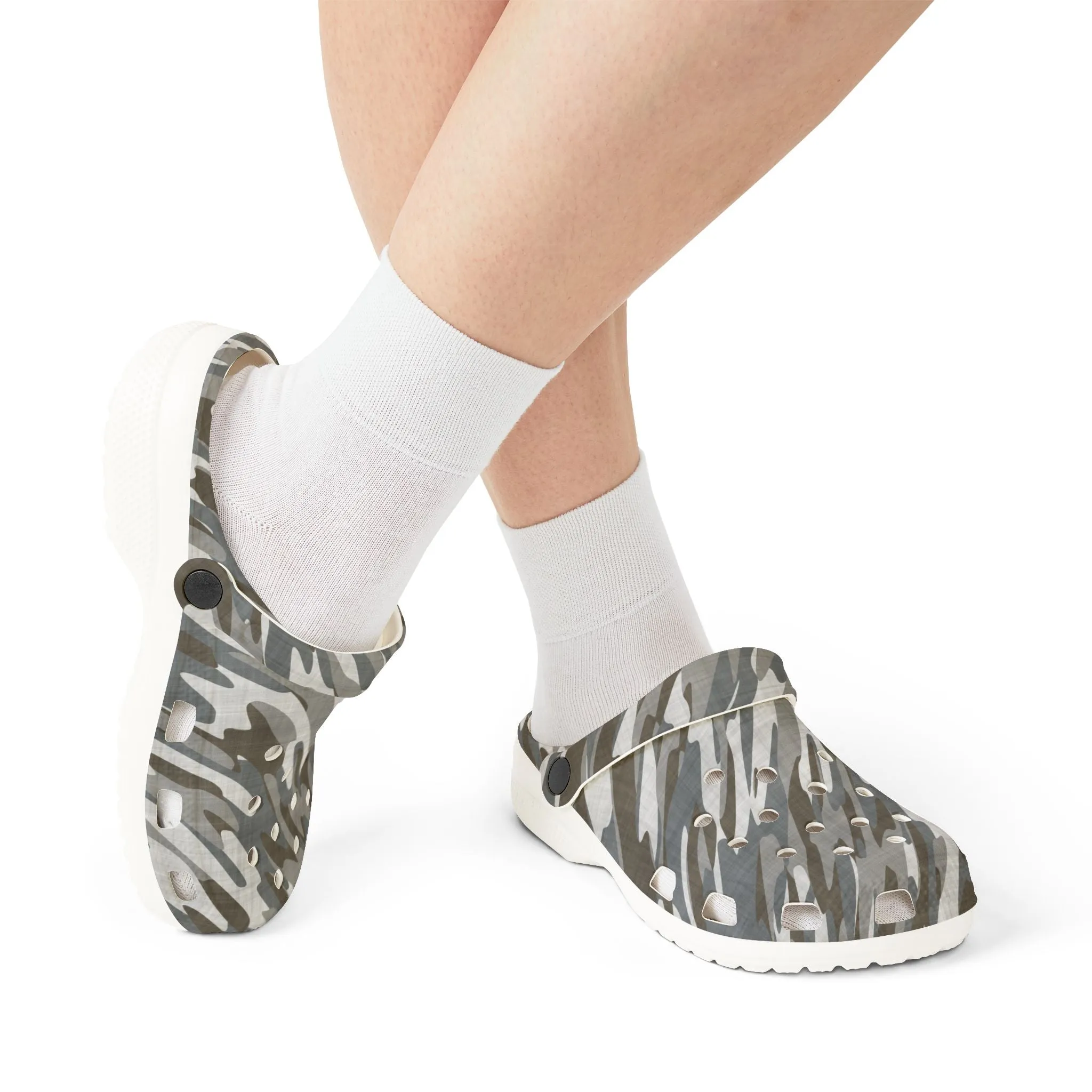 Clogs Foam EVA Rubber Shoes Camo by Mariu del Campo.