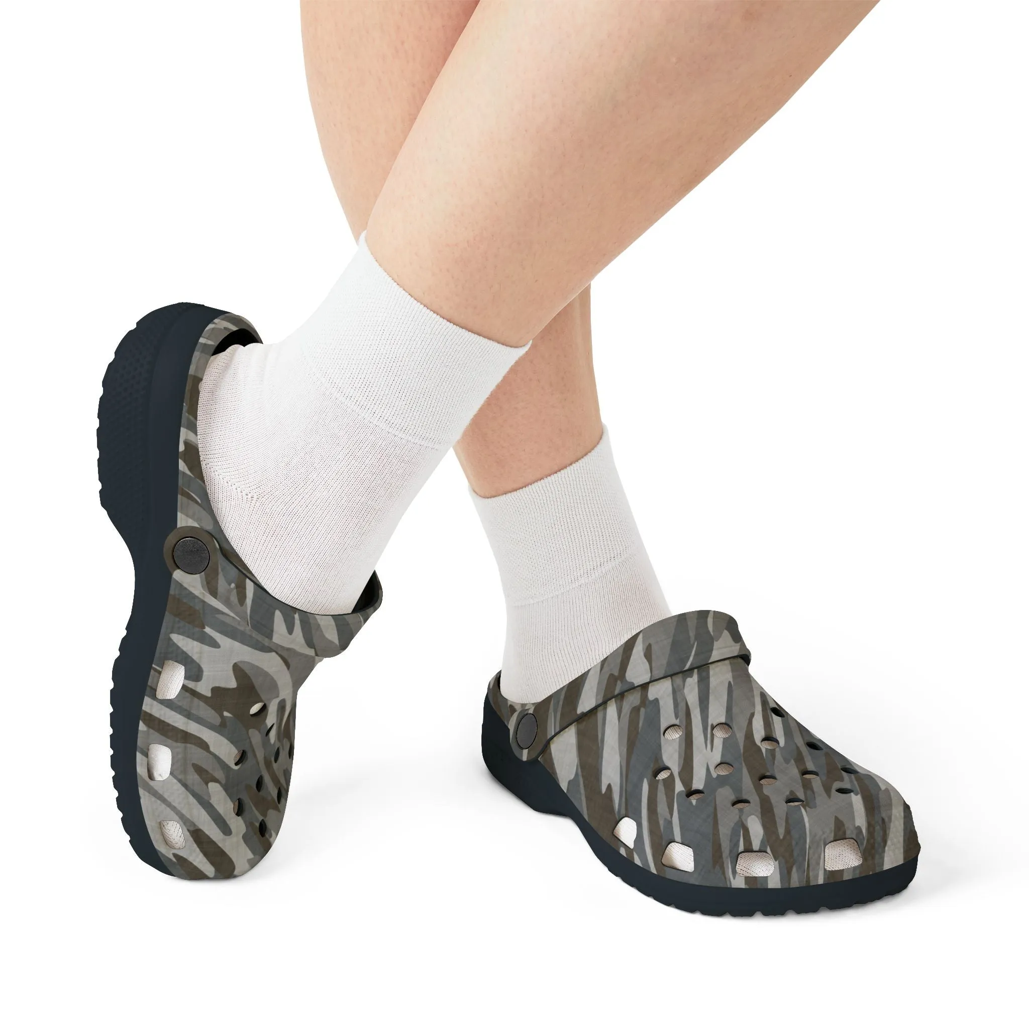 Clogs Foam EVA Rubber Shoes Camo by Mariu del Campo.