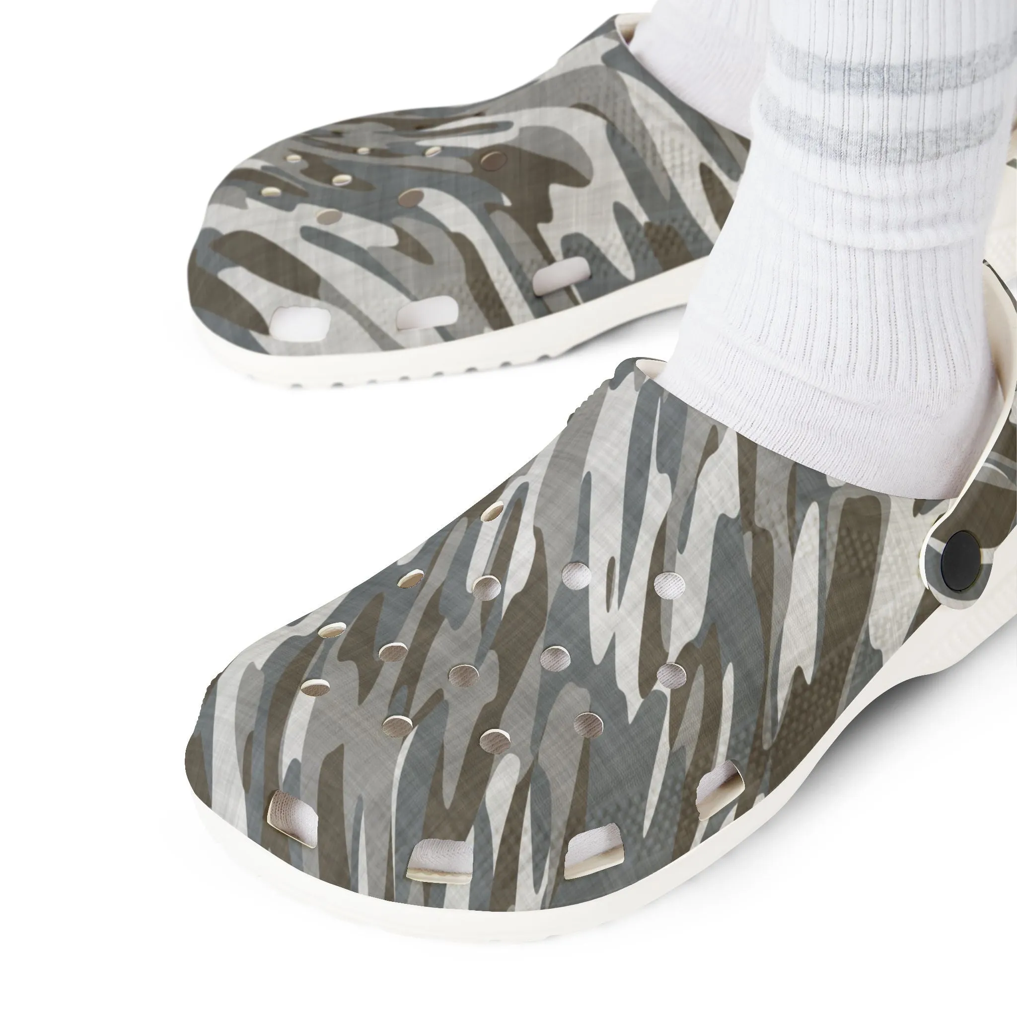 Clogs Foam EVA Rubber Shoes Camo by Mariu del Campo.