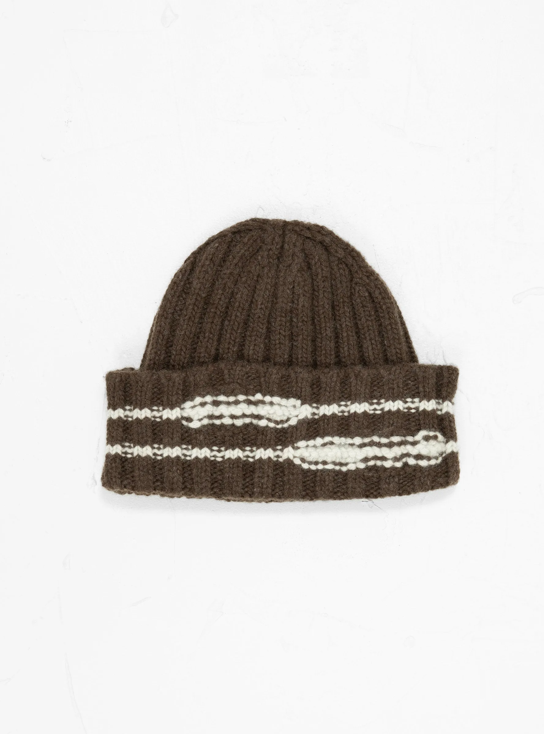 Court Beanie Dark Brown