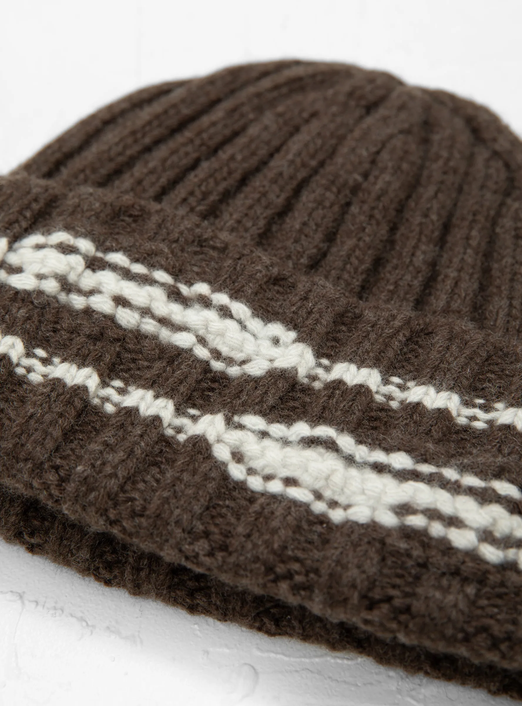Court Beanie Dark Brown