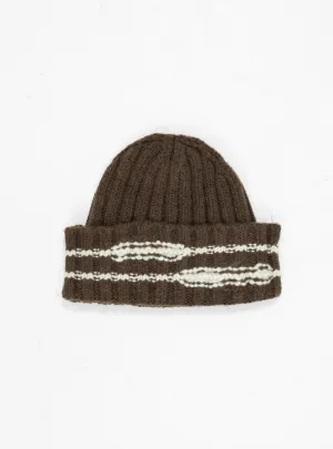 Court Beanie Dark Brown