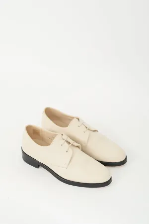 Cream Leather Pena Derby