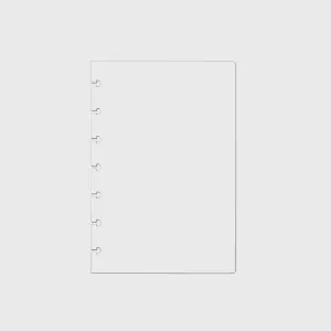 Crystal Clear Discbound Notebook Cover | HP Mini