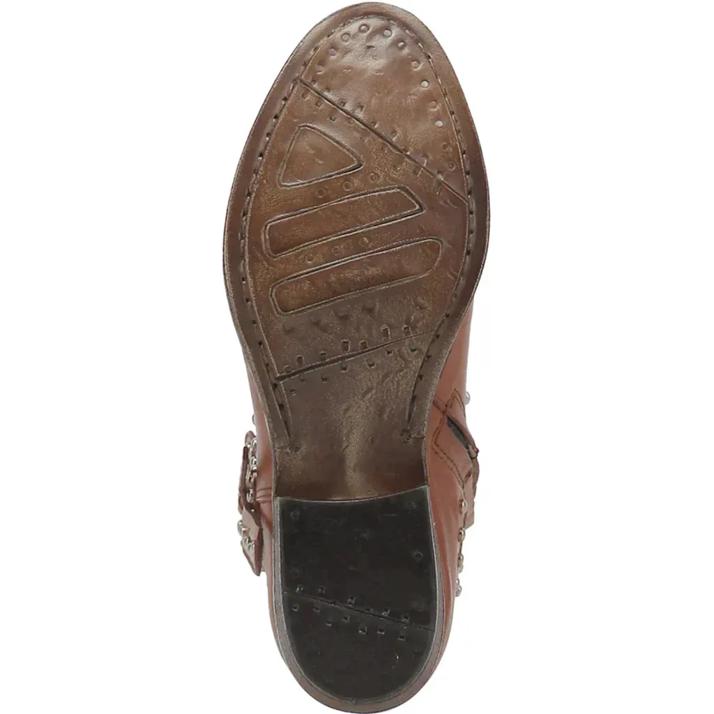 DINGO DESTRY LEATHER STUDDED BOOTIE STYLE DI864